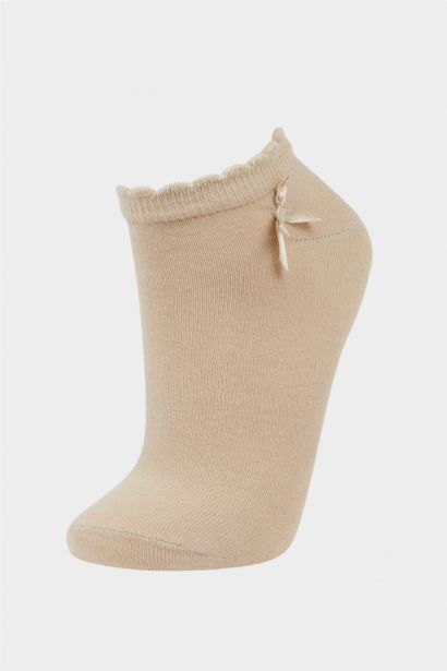 Kadın 3'lü Pamuklu Patik Çorap