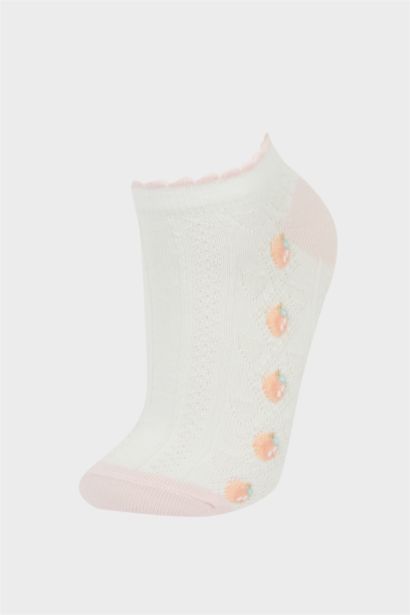 جوارب قصيرة نسائية من قطن - 3 قطع