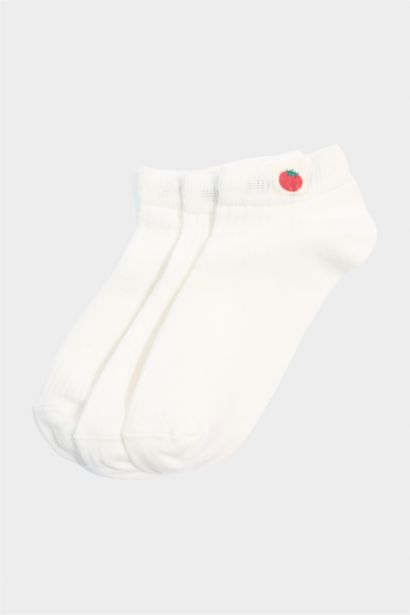 Woman 3 piece Cotton Short Socks