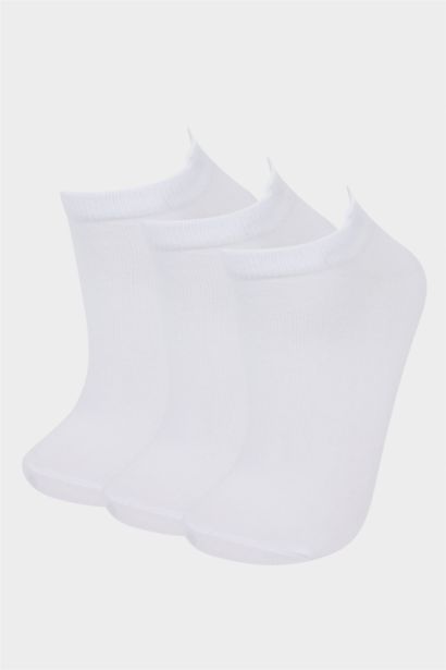 Woman Embroidered 3 piece Short Socks