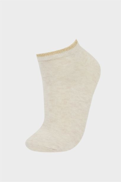 Lot de 5 paires de Chaussettes courtes en coton pour femme