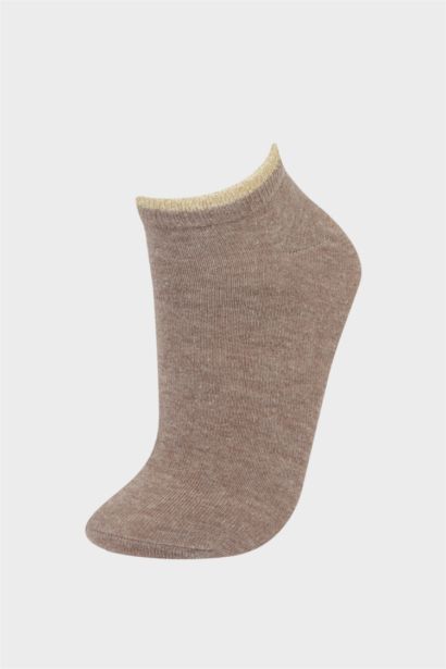 Lot de 5 paires de Chaussettes courtes en coton pour femme