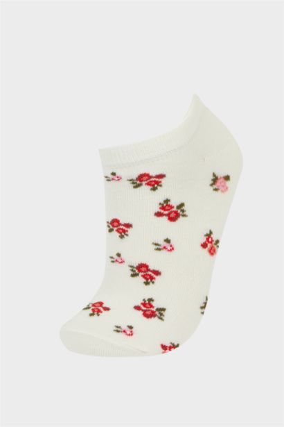 Lot de 5 paires de Chaussettes courtes en coton pour femme