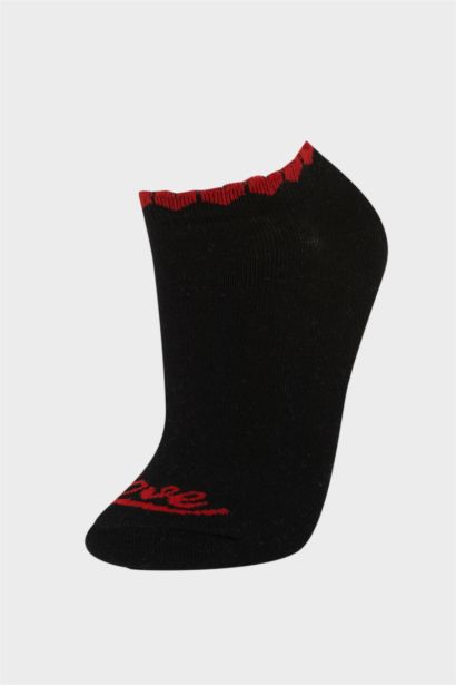 Woman 5 Piece Cotton Ankle Socks