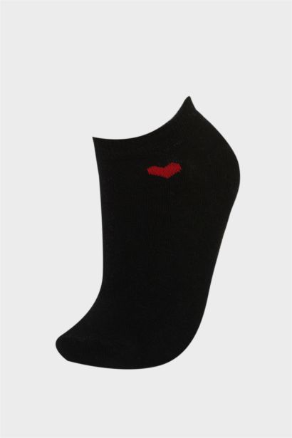 Woman 5 Piece Cotton Ankle Socks