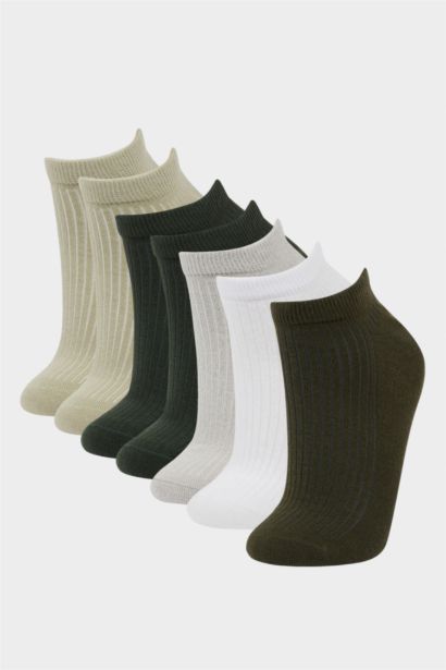 Woman 7 piece Short Cotton Socks