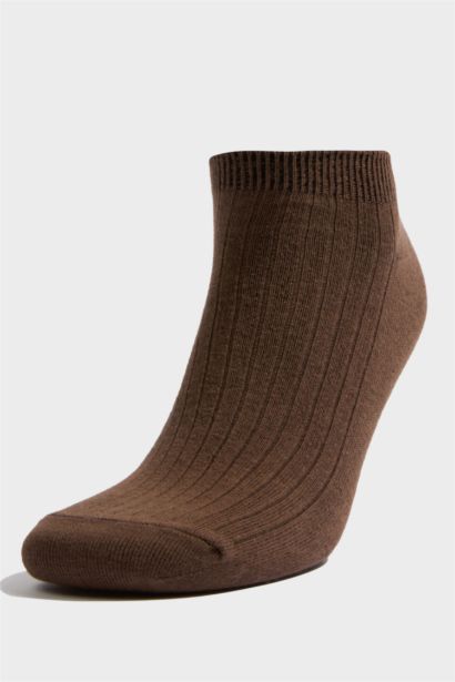 Erkek 5'li Pamuklu Patik Çorap