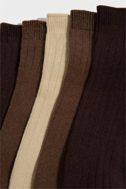 Erkek 5'li Pamuklu Patik Çorap