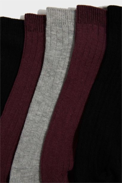 Erkek 5'li Pamuklu Patik Çorap