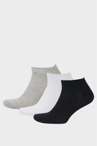 Lot de 3 paires de Chaussettes courtes en coton pour homme