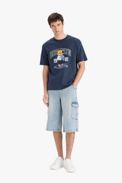 شورت برمودا جينز قطن