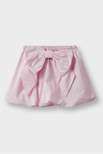 Baby Girl Poplin Balloon Fit Skirt