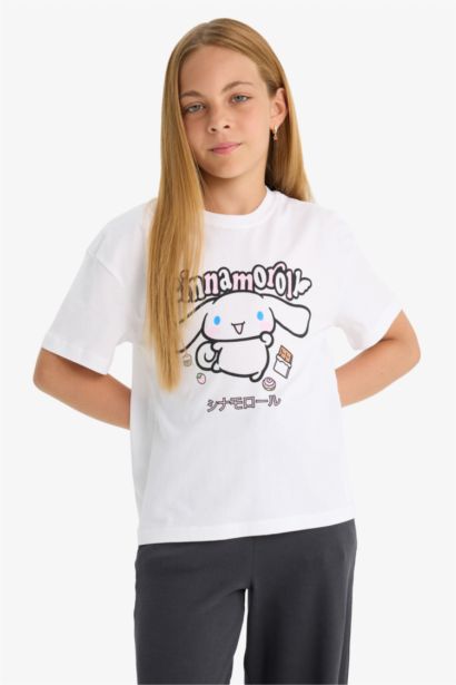 Cınnamoroll Relax Fıt Tişört Kız Çocuk
