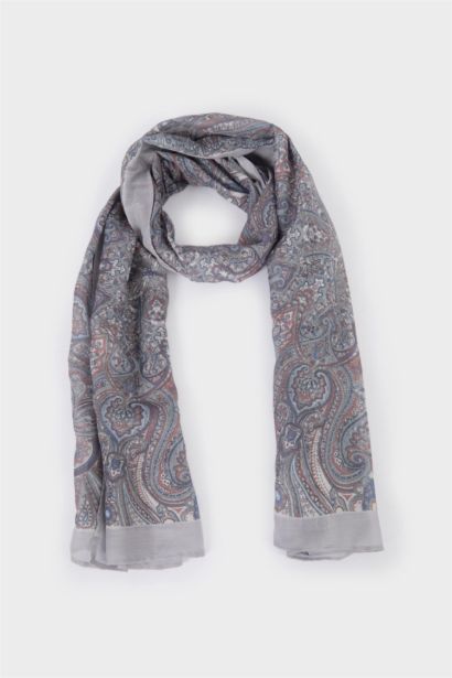 Kadın Desenli Vual Tesettür Şal