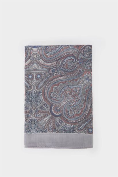 Kadın Desenli Vual Tesettür Şal