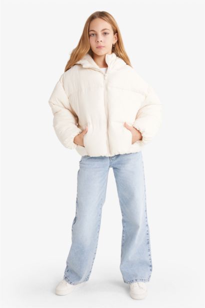 Girl Hooded Puffer Jacket