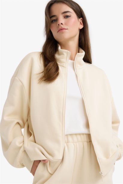 бокси фит ұзартылған жаға Кардиган