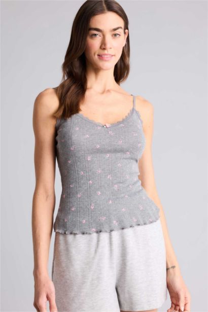 تانك توب قطن فلورال