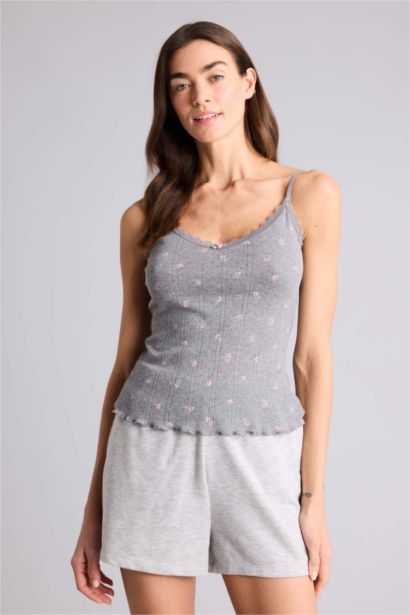 تانك توب قطن فلورال