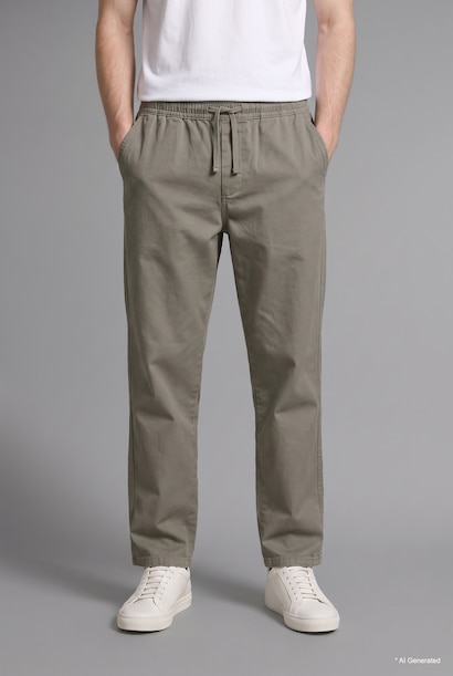 Baggy Fit 100% Cotton Trousers