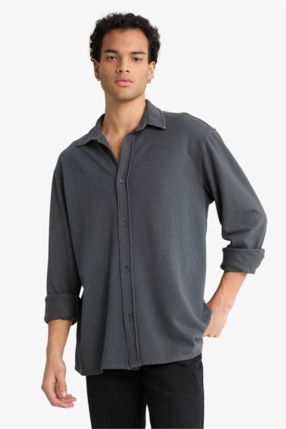 Regular Fit Cotton Long Sleeve Shirt