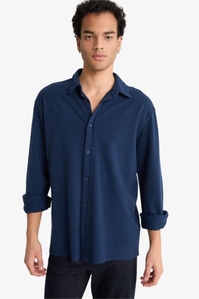 Regular Fit Cotton Long Sleeve Shirt