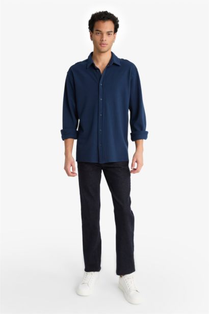 Regular Fit Cotton Long Sleeve Shirt