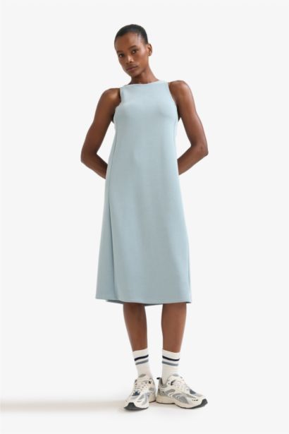 DeFactoFit Modal Sleeveless Midi Dress