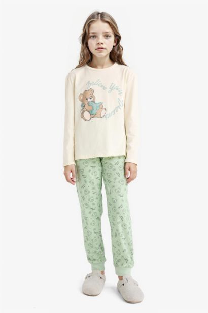 Girl Regular Fit 2 Piece Pajama Set