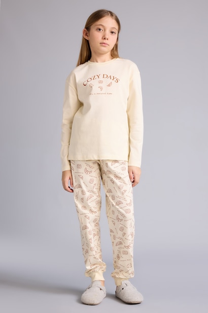 2 piece Regular Fit Knitted Pyjamas