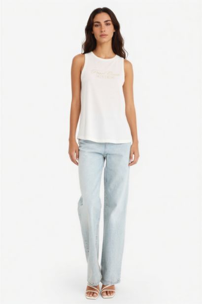 تيشيرت كت قصة مريحة برقبة مستديرة