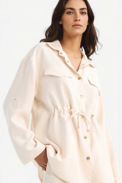 Blazer Tencel Coupe Régulière