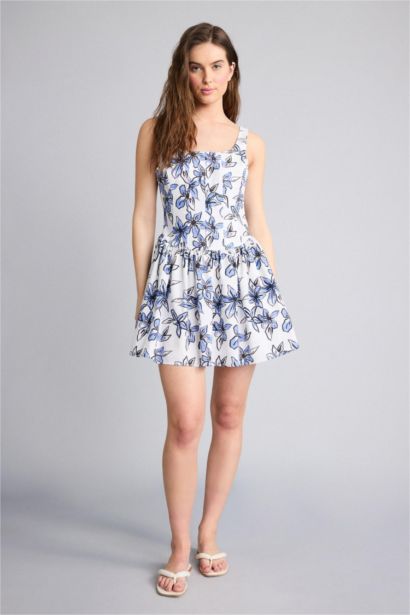 فستان بحر قطن قصة عادية من Fall in Love