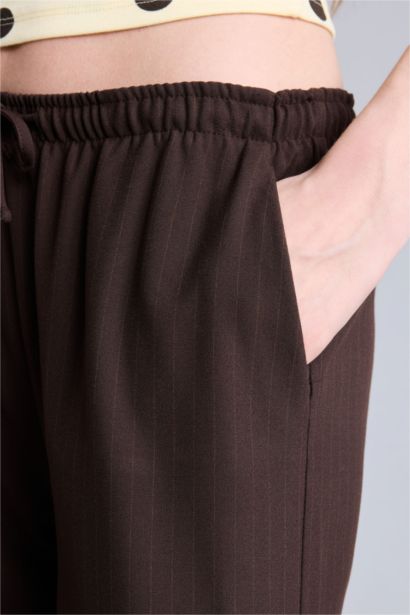 Normal Waist Wide Leg Trousers