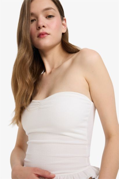 Әйелдерге Coool ұзын бұлшықет пішімі аспа баусыз Ішкөйлек