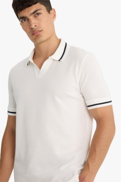 Regular Fit Resort Neck Polo T-Shirt