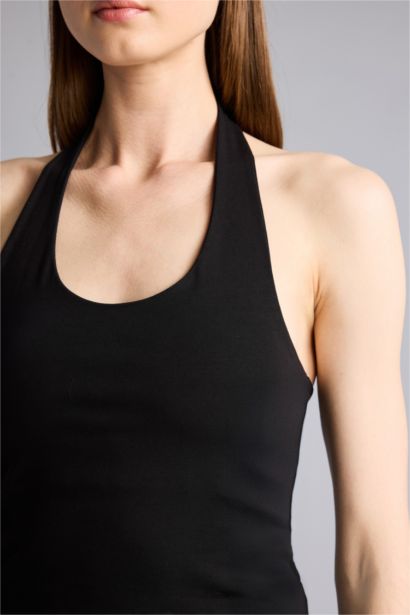 Slım Fıt Halter Yaka Atlet