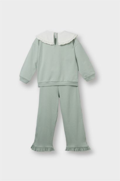 Baby Girl Sweatshirt Fabric 2 Piece Set