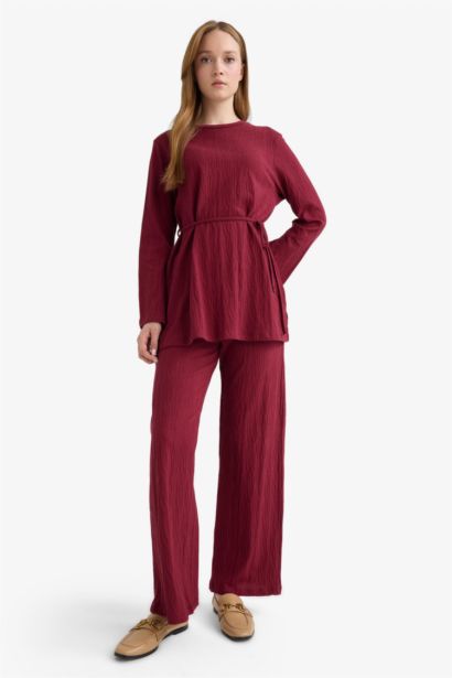 بنطرون وايد ليج برجل واسع