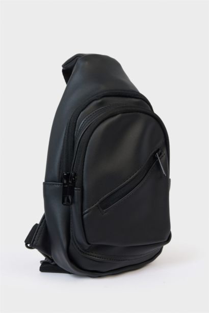 Erkek Suni Deri Çapraz Çanta