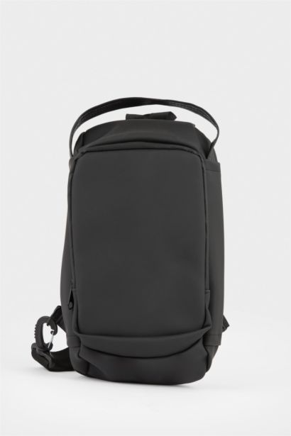 Faux Leather Crossbody Bag