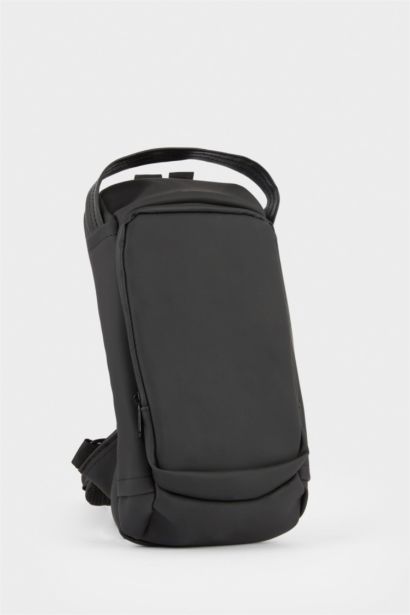 Faux Leather Crossbody Bag