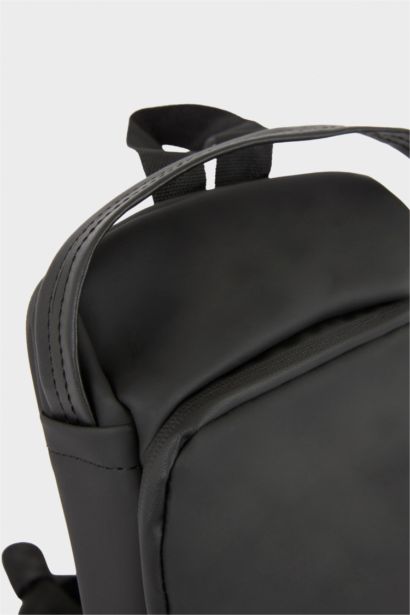Faux Leather Crossbody Bag