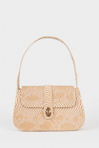 شنطة كتف حريمي بيج