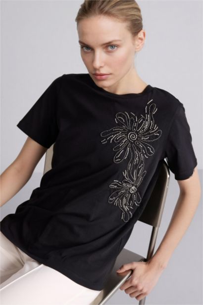 Regular Fıt Penye Kısa Kollu Tişört