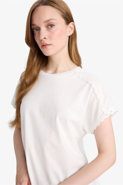 تيشيرت نص ردن قطن قصة عادية