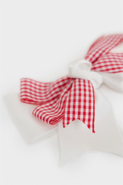 Barrette avec nœud pour fille