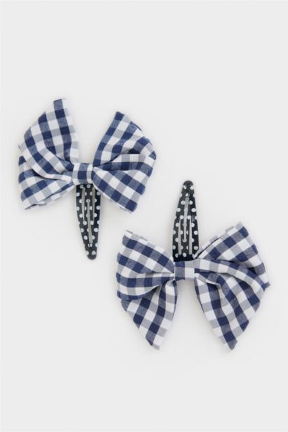 Lot de 2 Barrettes avec nœud pour fille