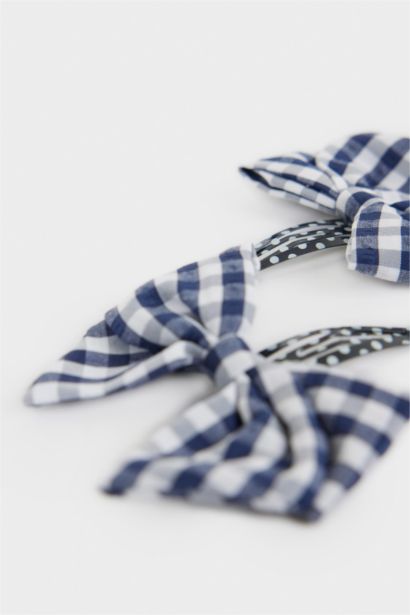 Lot de 2 Barrettes avec nœud pour fille