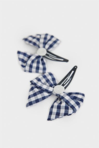 Lot de 2 Barrettes avec nœud pour fille